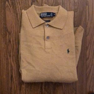 Polo lambs wool long sleeve polo